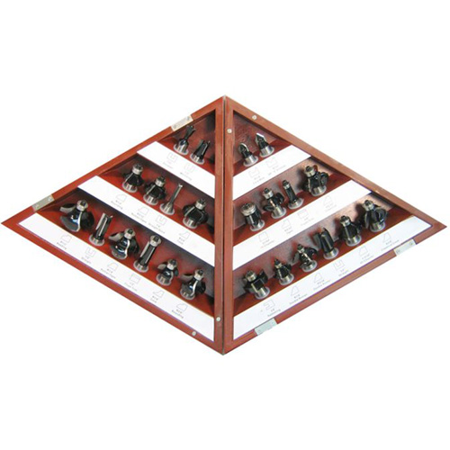 Jeux de fraises &agrave; d&eacute;foncer au carbure &agrave; 3 cannelures Par Equipment