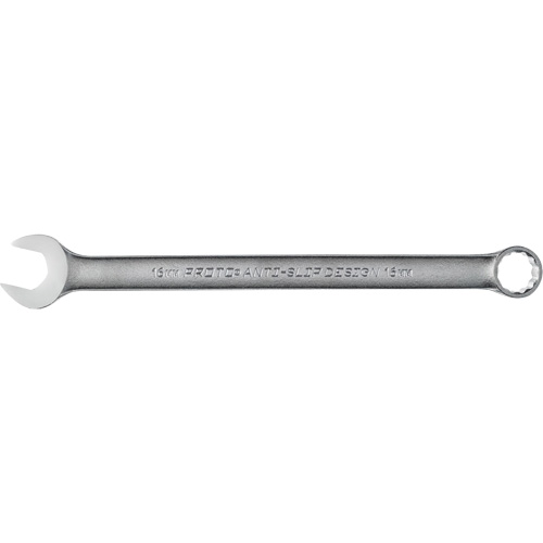 Combination Wrench, 12 Point, 16 mm, Satin Finish Par Equipment