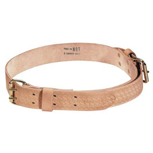 Ceinture pour fil d'attache robuste de monteur de charpentes m&eacute;talliques, Cuir, Havane Par Equipment