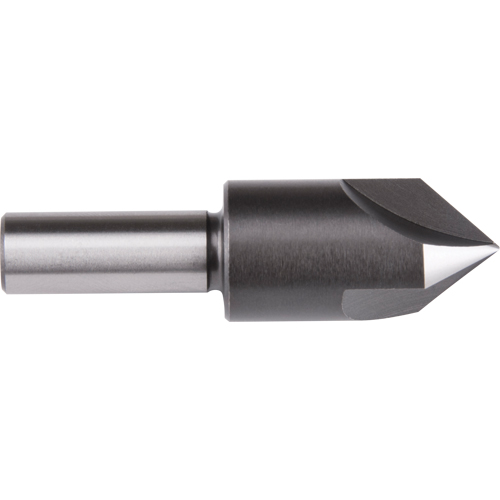 Straight Shank Countersink, 3/8", High Speed Steel, 60° Angle, 3 Flutes Par Equipment