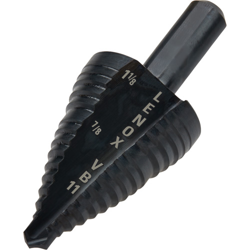Foret &eacute;tag&eacute; no 11, 7/8" - 1-1/8", Incr&eacute;ments de 1/4", Acier rapide Par Equipment