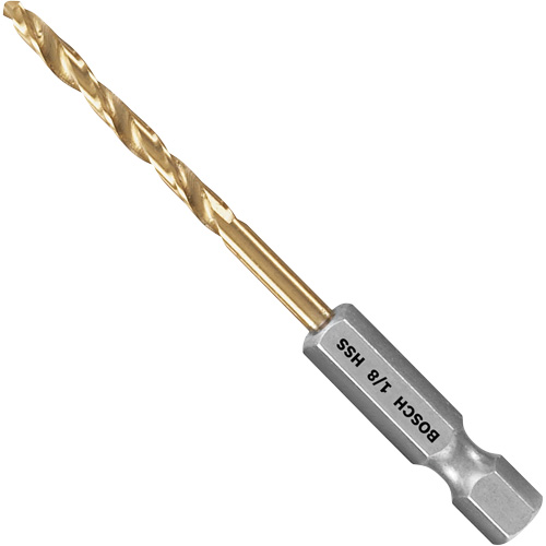 Foret Impact Tough, Acier rapide, Cannelure 1-3/4", Pointe de 135° Par Equipment