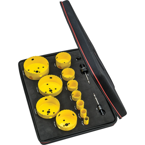 Electrician's Hole Saw Kit, 14 Pieces Par Equipment