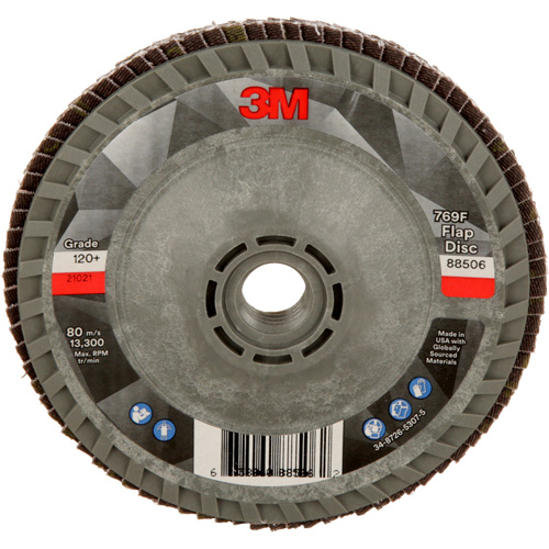 769F Quick Change Flap Disc, 4-1/2" x 5/8"-11, Type 29, 120+ Grit, Ceramic Par Equipment
