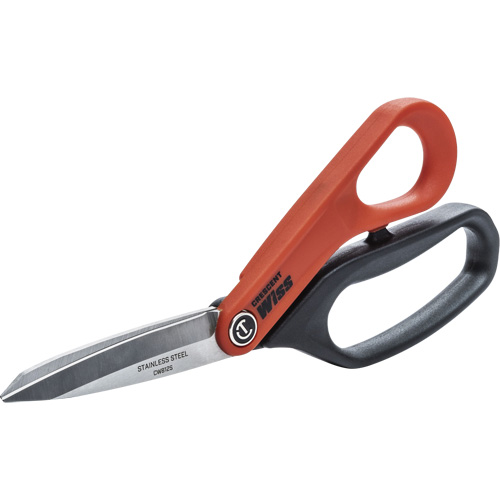 Stainless Steel All Purpose Tradesman Shears, 8-1/2", Rings Handle Par Equipment