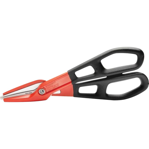 13" Serrated Aluminum Tinner Snip with Dipped Handle, 3" Cut Length, Straight Cut Par Equipment