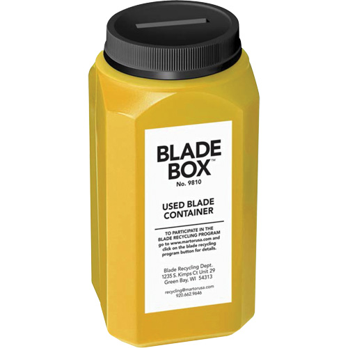 Used Blade Container Par Equipment