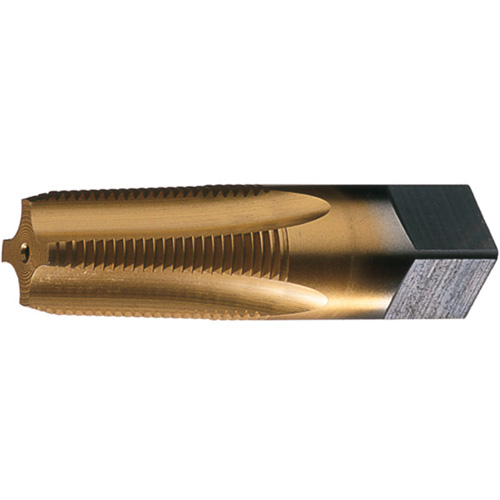 Taraud semi-finisseur pour tuyau PTT-TN, 1-1/2"-11,5, 7 cannelures, 4-1/4" lo, Conique, Acier rapide Par Equipment