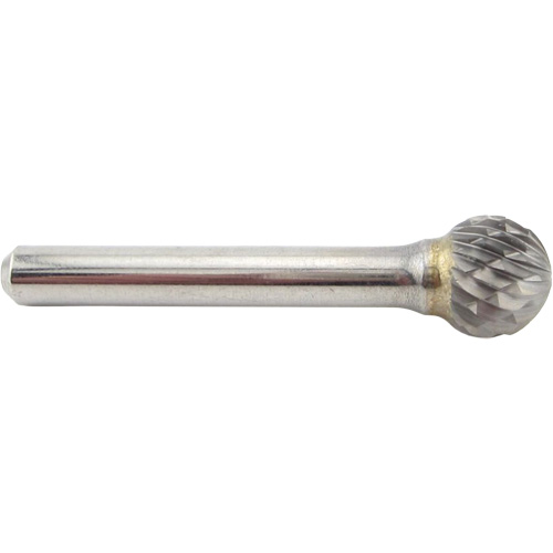 Fraise en carbure sph&eacute;rique &agrave; coupe agressive, SD-5, 1/2" dia., 1/4" Tige, 7/16" Prof. de la coupe Par Equipment