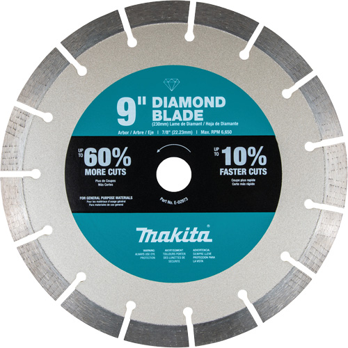 Lame diamant  Ultra-Premium plus, segment&eacute;e, usage g&eacute;n&eacute;ral Par Equipment