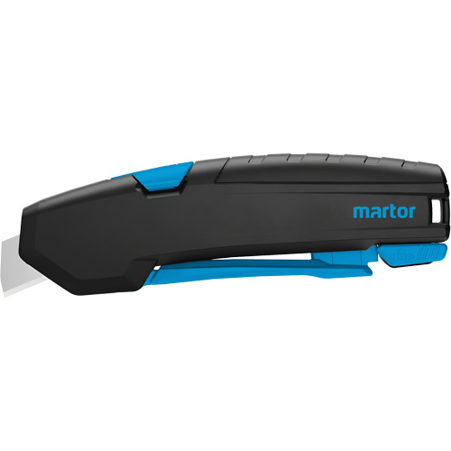 SECUPRO 425 Safety Knife with Rounded-Tip Trapezoid Blade, 15 mm, Plastic Handle Par Equipment