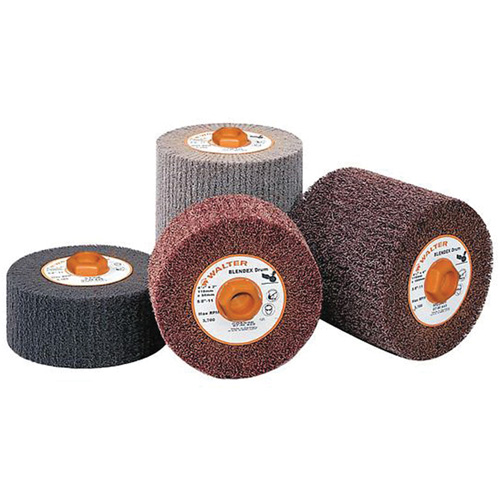 Blendex Surface Conditioning Drum, 4-1/2" Dia. x 2" W, 5/8"-11 Arbor, Coarse Grit Par Equipment