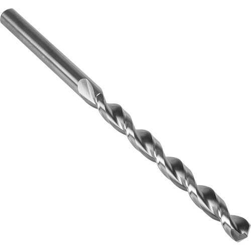 Parabolic Flute Taper Length Drill Bit, 9.50 mm, High Speed Steel, 115 mm Flute, 135° Point Par Equipment