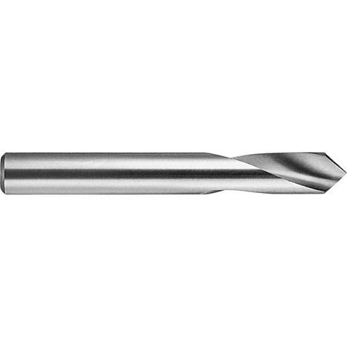 Spotting Drill, Bright, Regular Length, 1/4", High Speed Steel, 90° Point Par Equipment