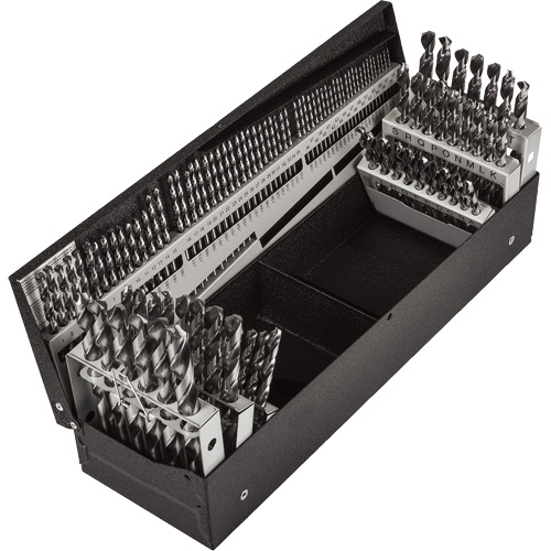 Jobber Length Combination Drill Bit Set, 114 Pieces, High Speed Steel Par Equipment