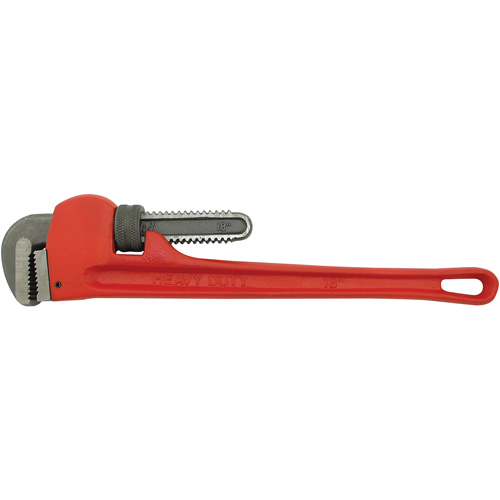Cl&eacute; &agrave; tuyaux, Cap des m&acirc;choires 2-1/2", Longueur 18", Fini Rev&ecirc;tement en poudre, Prise Aucune Par Equipment
