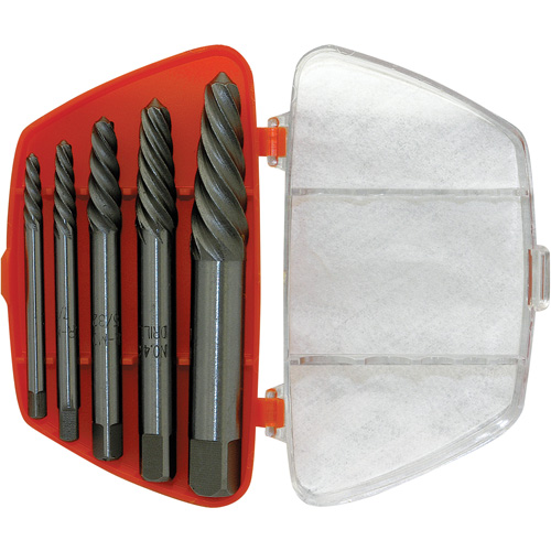 Jeu d'extracteurs en spirale ISE-5 5 mcx, Chrome molybdenum Par Equipment