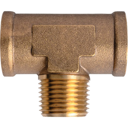 Branch Tees Extruded Male On Branch, Brass, 1/2" Par Equipment