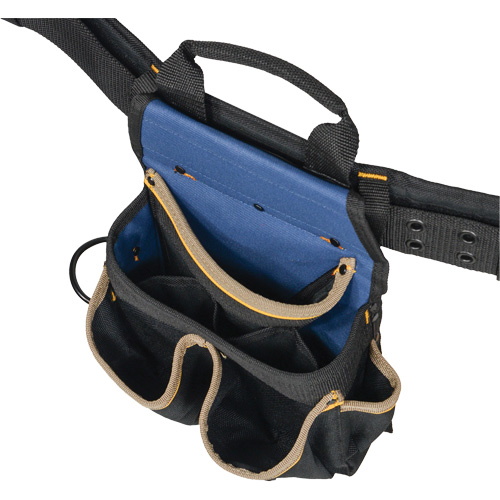 20 Pocket Tool Belt Combo, Polyester, Black Par Equipment