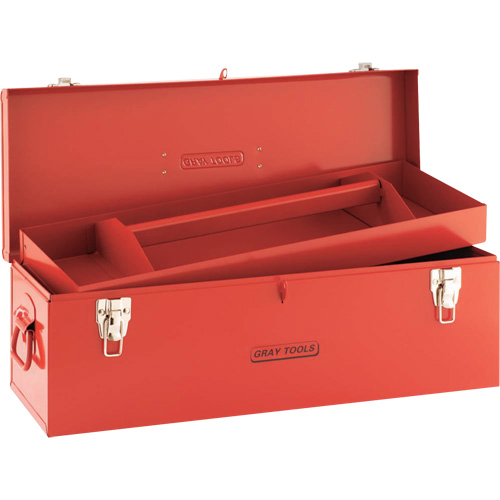 Coffre &agrave; outils, 10-3/4" P x 25-1/2" la x 10" h, Rouge Par Equipment
