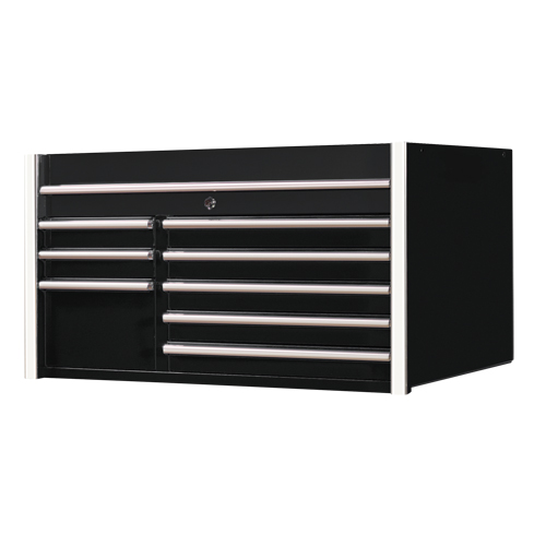 RX Series Tool Chest, 41" W, 8 Drawers, Black Par Equipment
