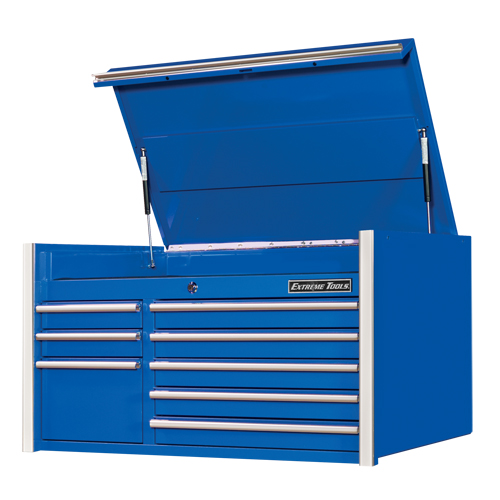 RX Series Tool Chest, 41" W, 8 Drawers, Blue Par Equipment