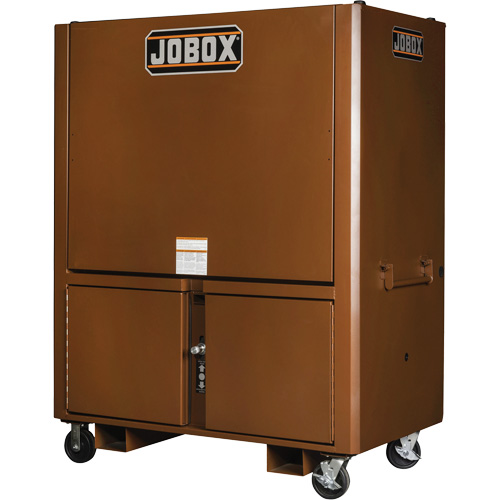 Field Office Jobsite Box, 33" W x 63" D x 80" H, Steel, Red Par Equipment
