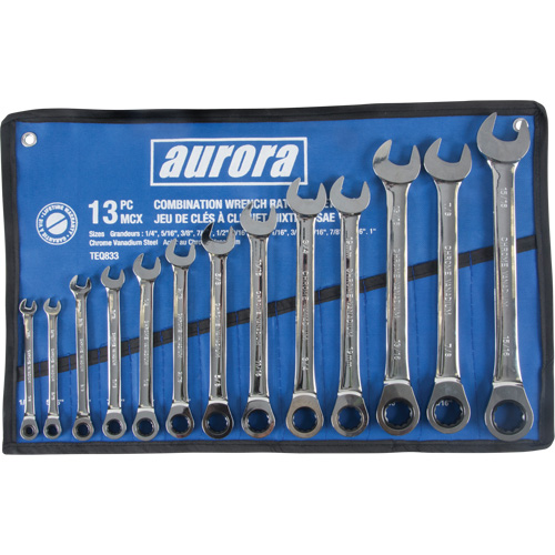 Fixed Head Wrench Set, 13 Pieces, Imperial Par Equipment