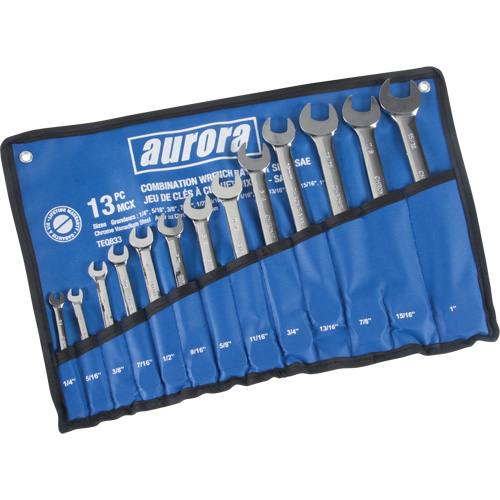Fixed Head Wrench Set, 13 Pieces, Imperial Par Equipment