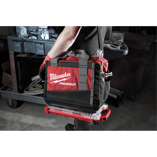 Packout Compact Low-Profile Organizer, 16-2/5" x 9-3/4" x 2-1/2", Black/Red Par Equipment