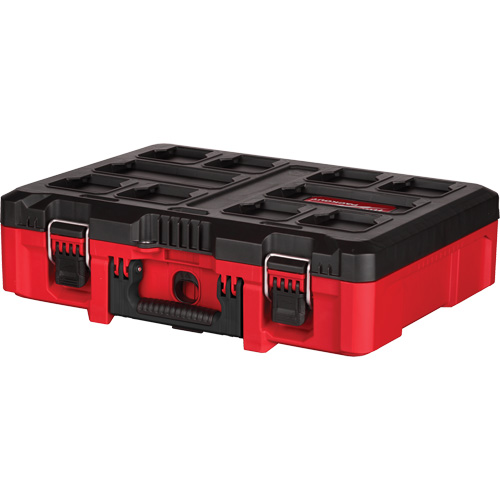 Coffre &agrave; outils avec partitions ajustables Packout, 20-7/10" x 15-1/5" x 6-1/5", Noir/Rouge Par Equipment