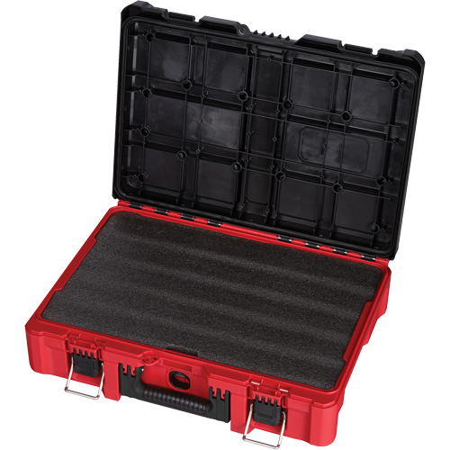 Coffre &agrave; outils avec partitions ajustables Packout, 20-7/10" x 15-1/5" x 6-1/5", Noir/Rouge Par Equipment