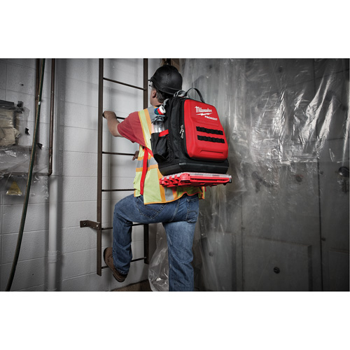 Sac &agrave; dos Packout, 15-3/4" lo x 11-4/5" la, Noir/Rouge, Balistique Par Equipment