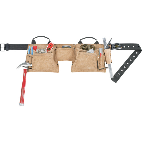 Constructor's Tool Belt, Leather, Tan Par Equipment