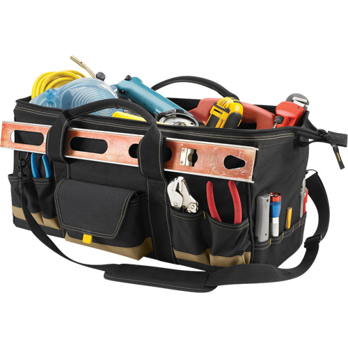 Sac &agrave; outils MEGAMOUTH, Polyester, 32 pochettes, Noir Par Equipment