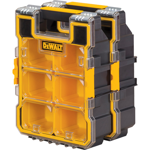 Mid-Size Pro Organizer, 4-1/2" W x 10-1/4" D x 13-3/5" H, Black/Yellow Par Equipment