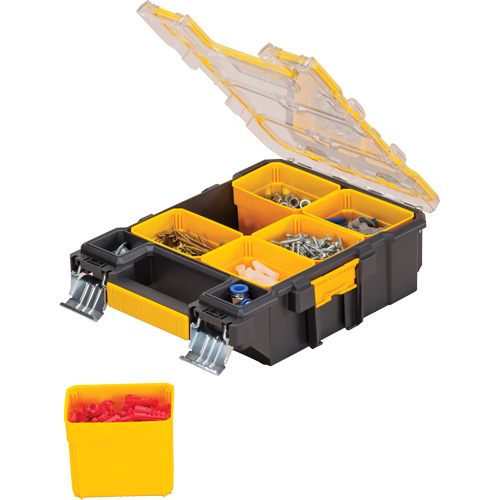Mid-Size Pro Organizer, 4-1/2" W x 10-1/4" D x 13-3/5" H, Black/Yellow Par Equipment