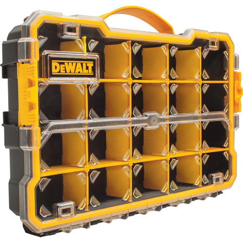 Compartment Pro Organizer, 11" W x 17-5/8" D x 2-7/8" H, Black/Yellow Par Equipment