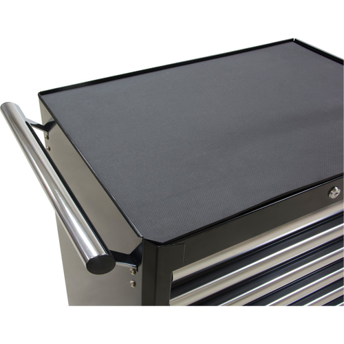 Industrial Tool Cart, 7 Drawers, 27" W x 18-3/4" D x 39" H, Black Par Equipment