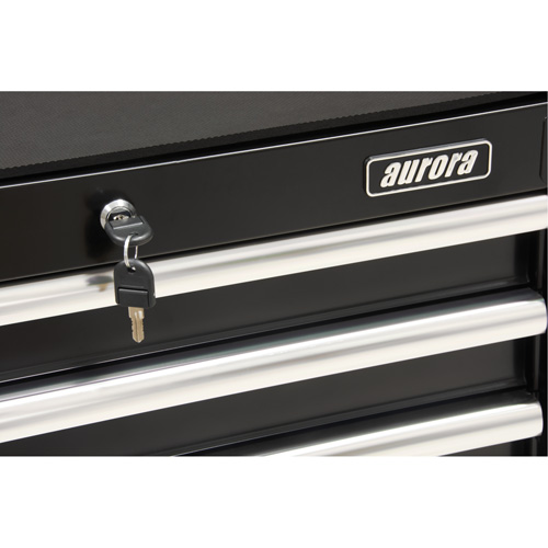 Industrial Tool Cart, 3 Drawers, 29-4/5" W x 21-1/5" D x 38-4/5" H, Black Par Equipment