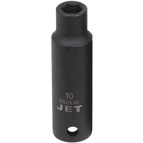 Douille, Chocs, 10 mm, Prise 1/2", 6 pans, Profond Par Equipment