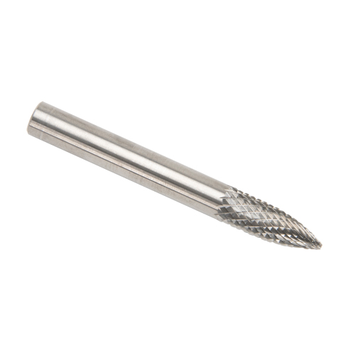Solid Carbide Burrs - Tree Shape Pointed End, SG-1, 1/4" Dia., 1/8" Shank Par Equipment