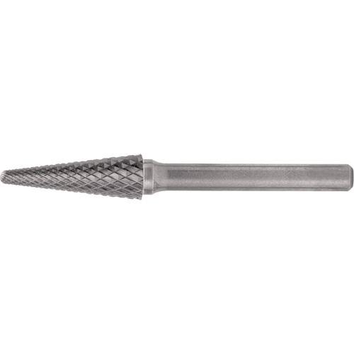 Solid Carbide Burrs - Taper Shape Radius End 14°, 1/4" Shank Par Equipment
