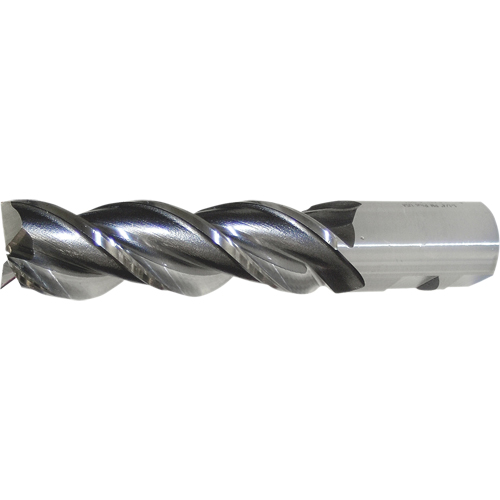 Finisseurs de coupe &agrave; embout carr&eacute; simple centr&eacute; en m&eacute;tal en poudre PM Plus, 1" dia., 3 cannelures Par Equipment