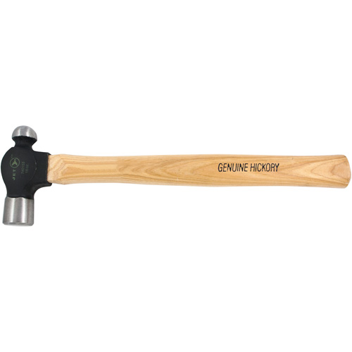 Heavy-Duty Hickory Handle Ball Pein Hammer, 16 oz. Head Weight, Wood Handle Par Equipment