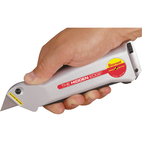 Hidden Edge&reg; Knife, 19 mm, Steel, Aluminum Handle Par Equipment