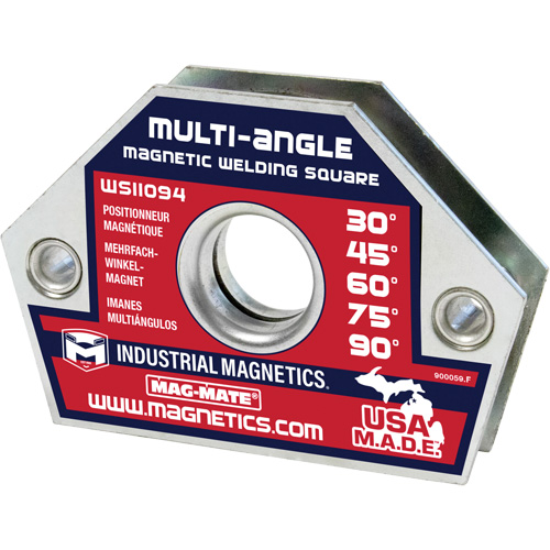 Magnetic Welding Squares, 4-3/8" L x 3/4" W x 3" H, 55 lbs. Par Equipment