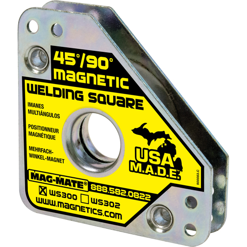 Magnetic Welding Squares, 3-3/4" L x 3/4" W x 3-3/4" H, 60 lbs. Par Equipment
