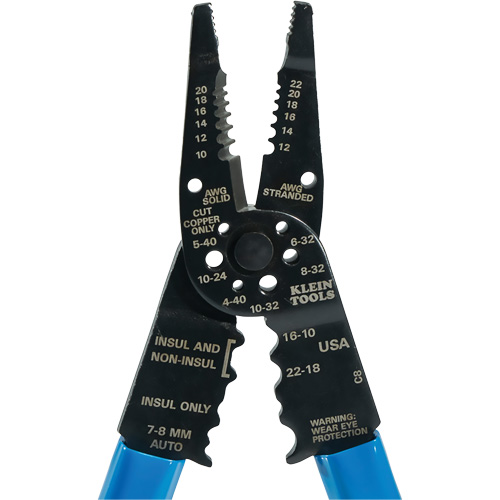 All Purpose Long Nose Tools, 8-1/4" L, 10 - 22 AWG Par Equipment