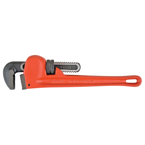 Pipe Wrench, 2" Jaw Capacity, 12" Long, Powder Coated Finish Par Equipment